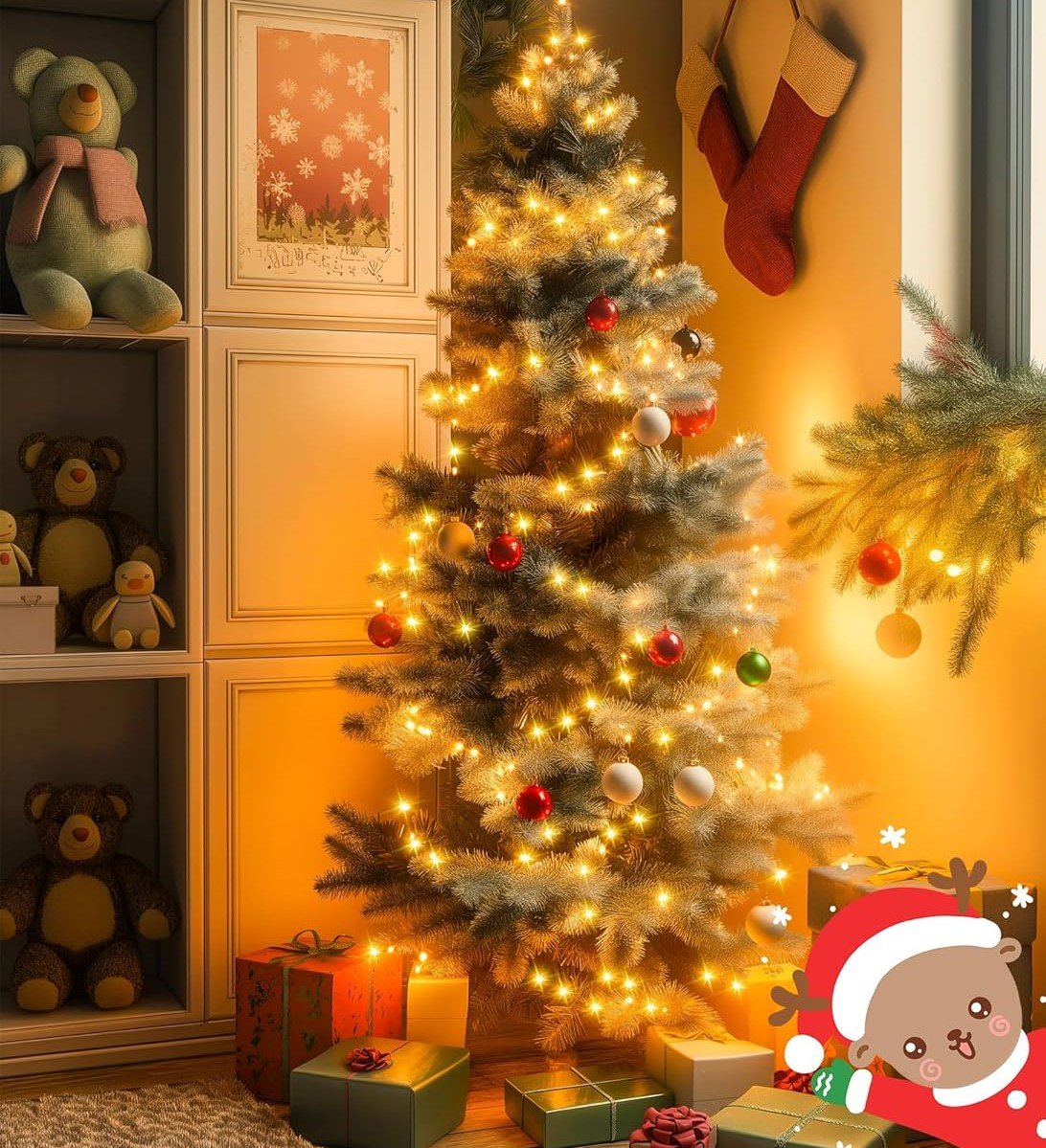 🎅🔥8 Modes 100-600 Christmas LED Firefly Twinkle String Lights