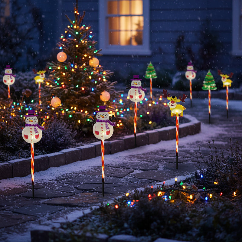 6-Pack Solar Christmas Decorative Lights