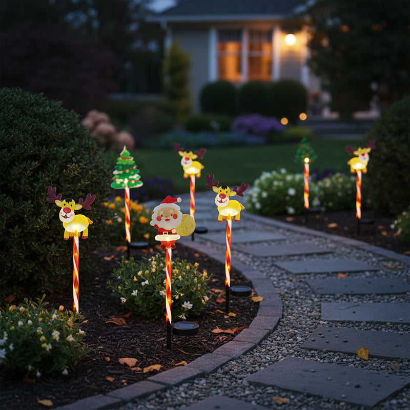 6-Pack Solar Christmas Decorative Lights